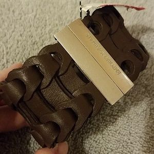 Emporio Armani  Mens leather bracelet